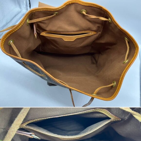 🔥EXTRA LARGE🔥 Authentic Louis Vuitton Monogram Montsouris GM Backpack Bag LV - Picture 12 of 15